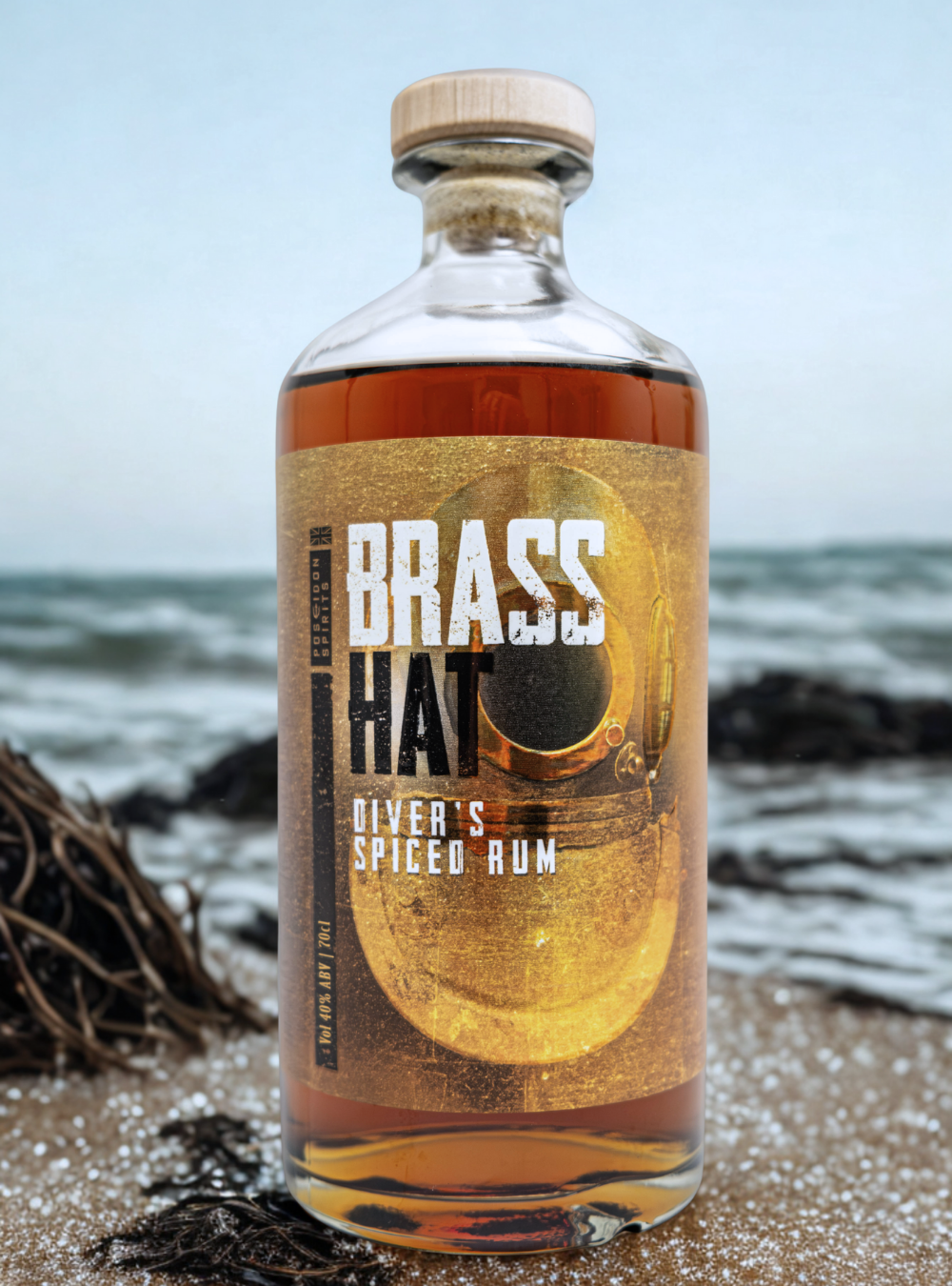 Brass Hat Diver’s Spices Rum – handcrafted small-batch rum infused with ocean-inspired spices, a thoughtful gift for divers and rum enthusiasts